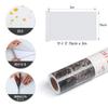 YENHOME Cutting Sheet, Marble Sheet, 76cm x 3m, Peel-and-Stick Wallpaper Sticker, Light Black, Self-Adhesive Wallpaper, Glossy Wallpaper Cloth, Waterp