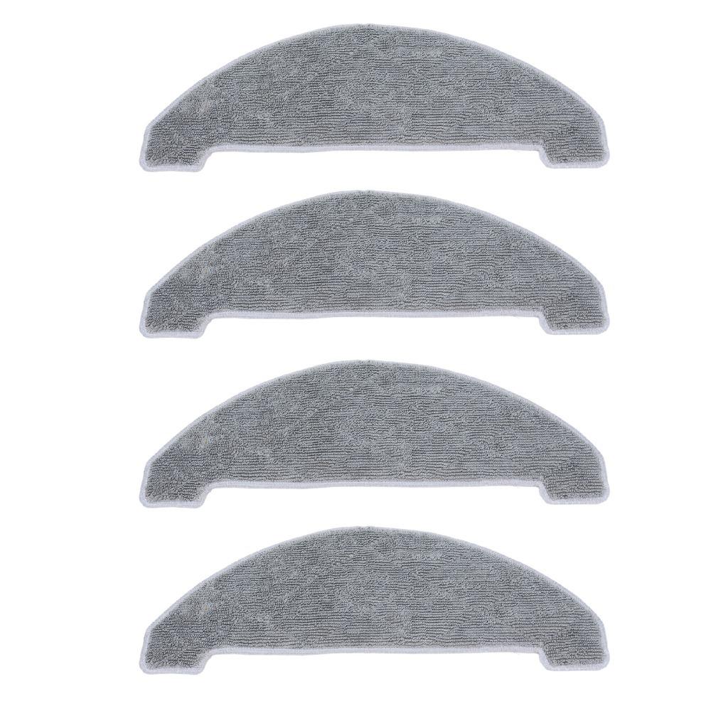 4PCS Half Moon Shape Vacuum Brush Head for Yunmi S9 Alpha 1A 1C Daily Maintenance серый