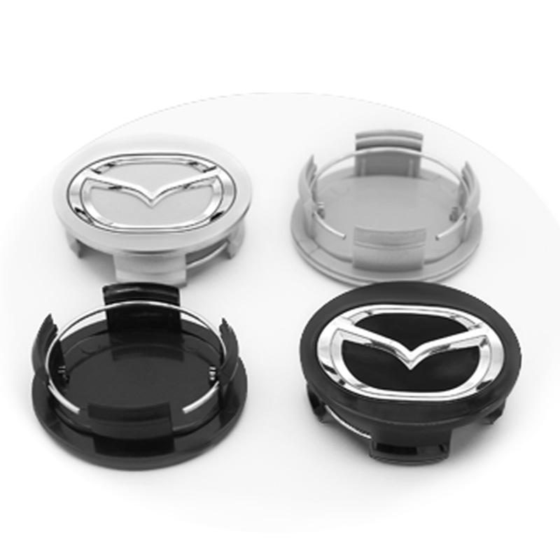 4pcs 56mm Car Wheel Center Cover Hub Cap Badge Emblem Auto Accessories For Mazda 3 6 2 5 Atenza Axela Demio CX3 CX5 CX-5 MS RX8 k1