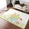 Kwaii Anime S-Sumikko Gurashi Floor Mat Cozy Flannel Soft Thick Non-Slip Mat For Living Room Bedroom Kitchen Decor Rugs