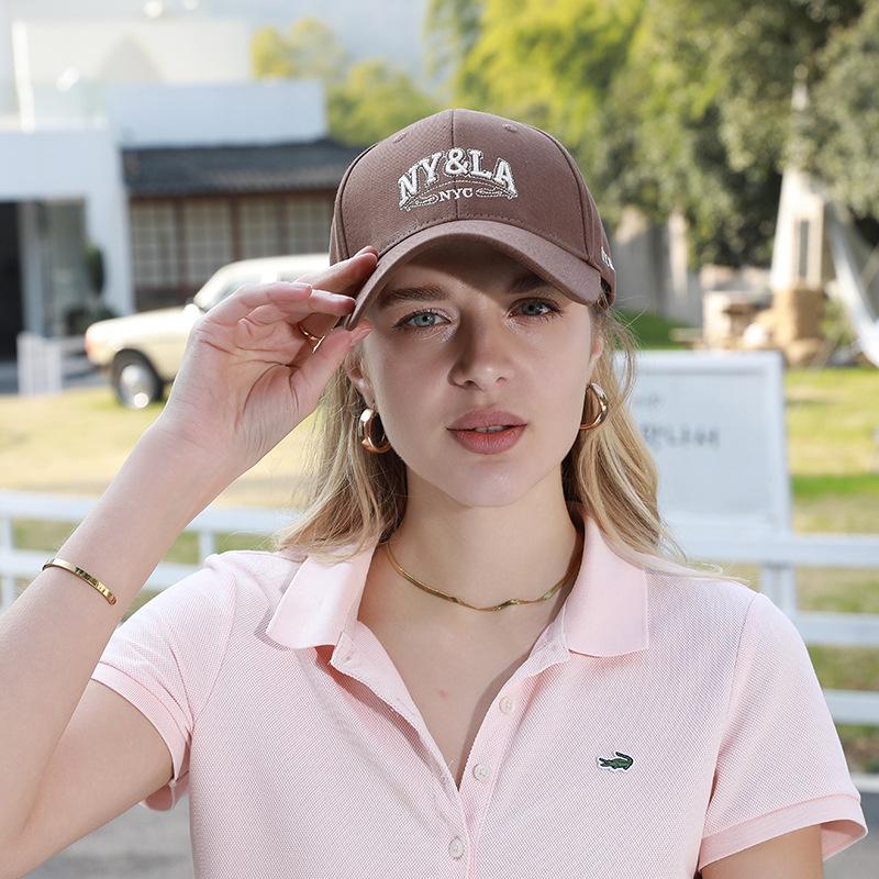 Sunshade sunscreen fashionable versatile men's and women's soft top baseball caps