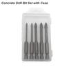 Masonry Concrete Drill Bits For Glass Ceramic Tile Brick Plastic Wood Mason Hard Alloy Wall Hole Opener Hex Shank 3mm To 12mm
