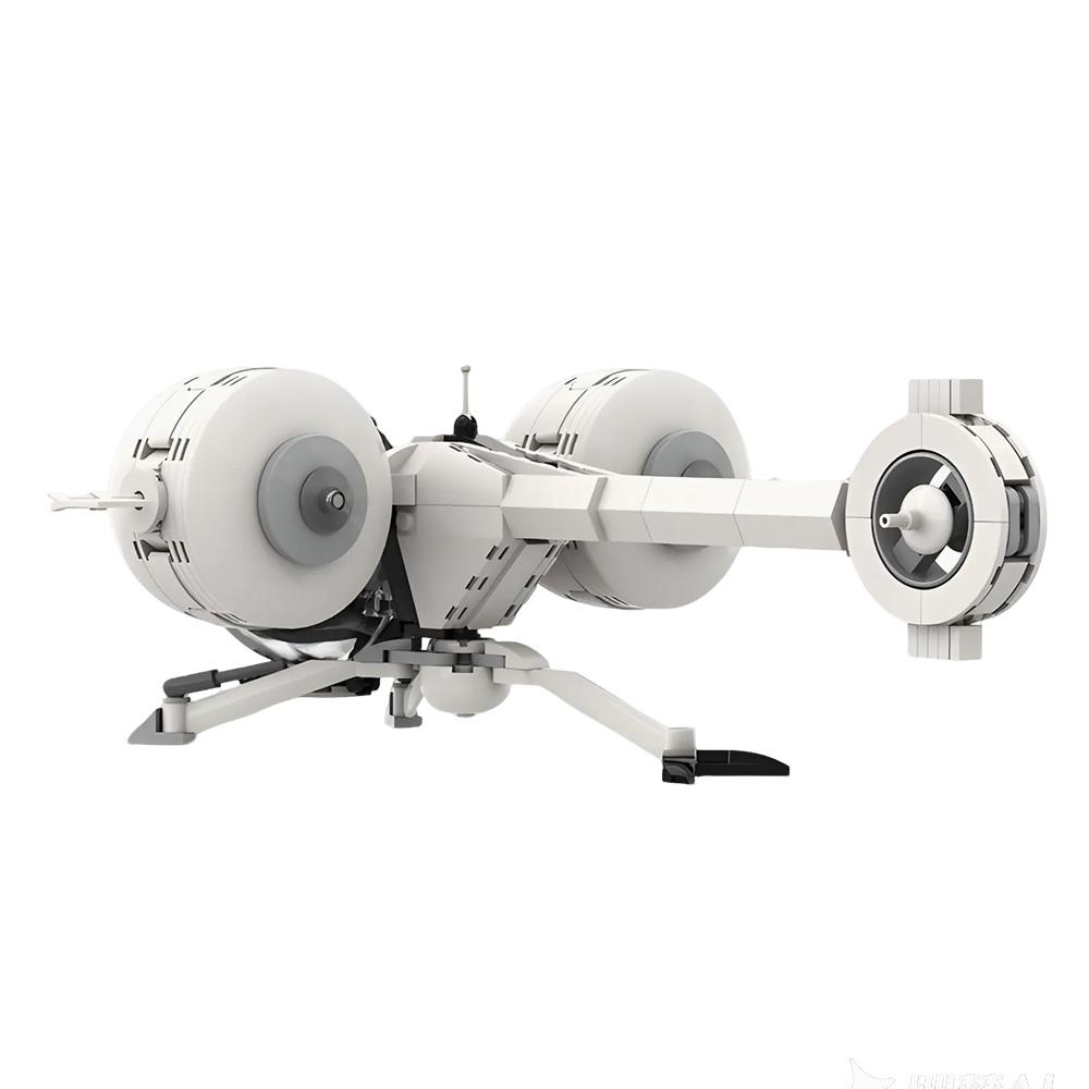 MOC Oblivion Spaceship Building Blocks Sci-Fi Movie Tom Cruise Bubble Ship Brick Toy Adult Gift Fan Collectible