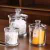 Thickened European Glass Tank Storage Tank Transparent Candy Tank Kitchen Storage Tank Sanitary Swab Storage Tank Accessories