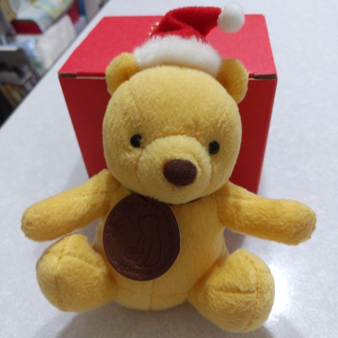 winnie the pooh santa hat stuffed toy