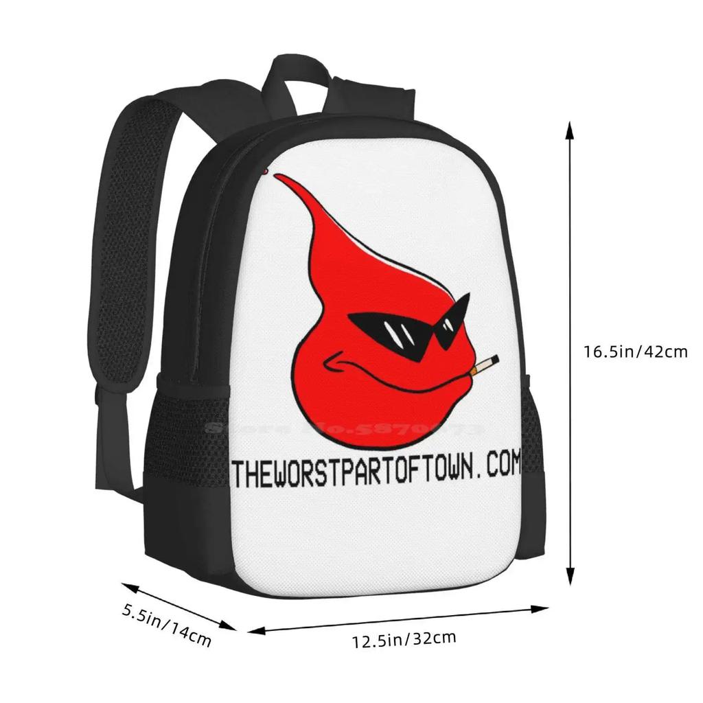 Hot Hot Hot Hot Sale Schoolbag Backpack Fashion Bags Hot Sauce Theworstpartoftown Twpot The Worst Part Of Town Twitch