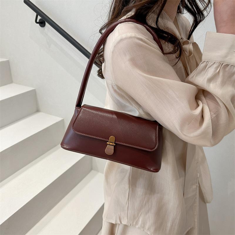 Fairy Gentle Wind Small Bag 2025 Popular New Trendy Korean Versatile Textured One Shoulder Fashion Portable Underarm Bag