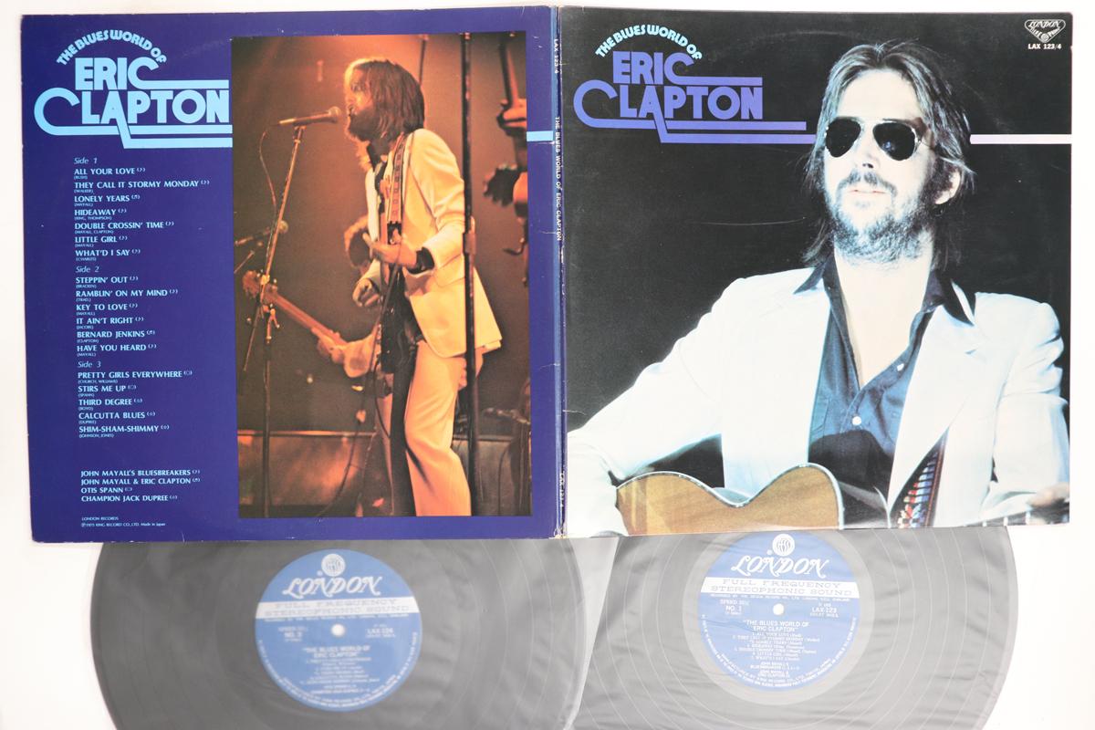 

LP Record ERIC CLAPTON Blues World Of Eric Clapton LAX1234 LONDON 1975 Japan Rock Used