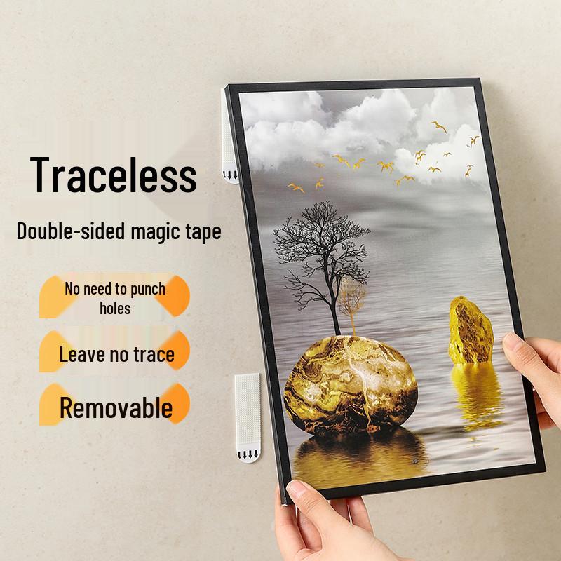 

Волшебные наклейки для фоторамки: Бесследный, Без гвоздей, Съемный, Не повреждающий стену клей 12 Pairs Removable Sticker 1.9cm*6.9cm