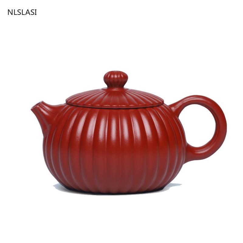 Yixing Tea Pot Purple Clay Xishi Filter Teapot Beauty Kettle Raw Ore Handmade Tea Set Dahongpao Customized Authentic 200ml