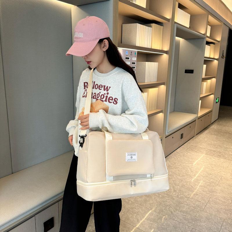 Luggage foldable accommodation maternity storage bag wet and dry separation fitness swimming short business trip boarding bag
