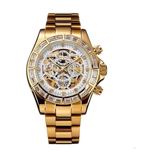 [Daniel and Douglas] Watch DANIEL&DOUGLAS DD8802DG-WH4 Mechanical Automatic Winding Gold White Men s