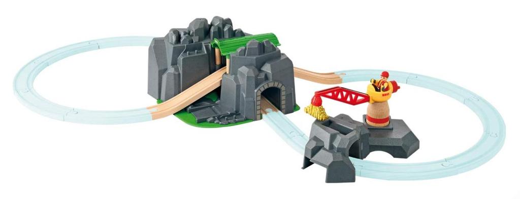 BRIO Crane & Mountain Tunnel 33889