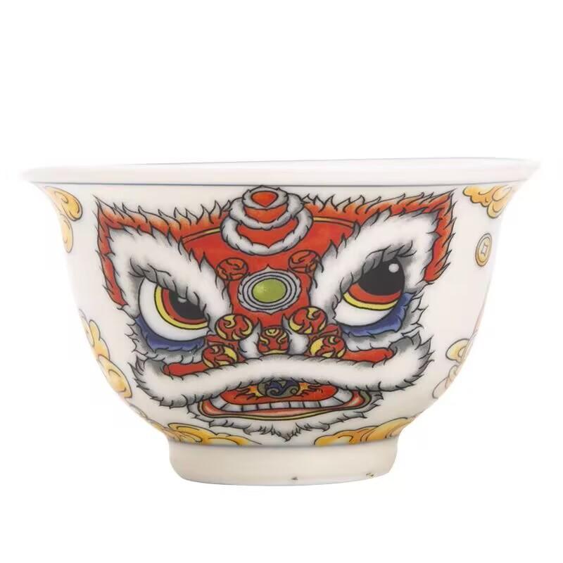 Creative Chinese Style Teacup Ceramic High-End Teacup Personal Special Chinese Master Cup Household Tea Drinking Cup