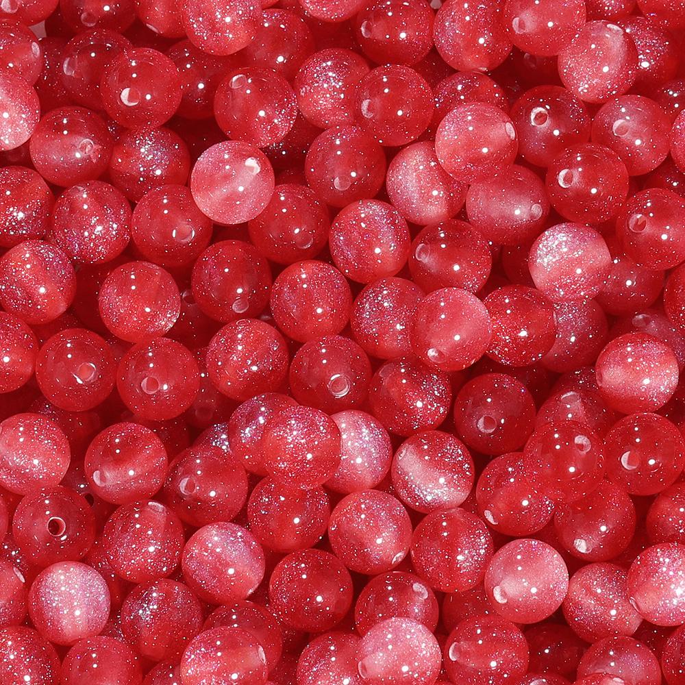 10/20pcs/Lot 10mm Colorful Resin Round Shape Loose Spacer Beads For Jewelry Making DIY Charms Bracelet Necklace Accessories
