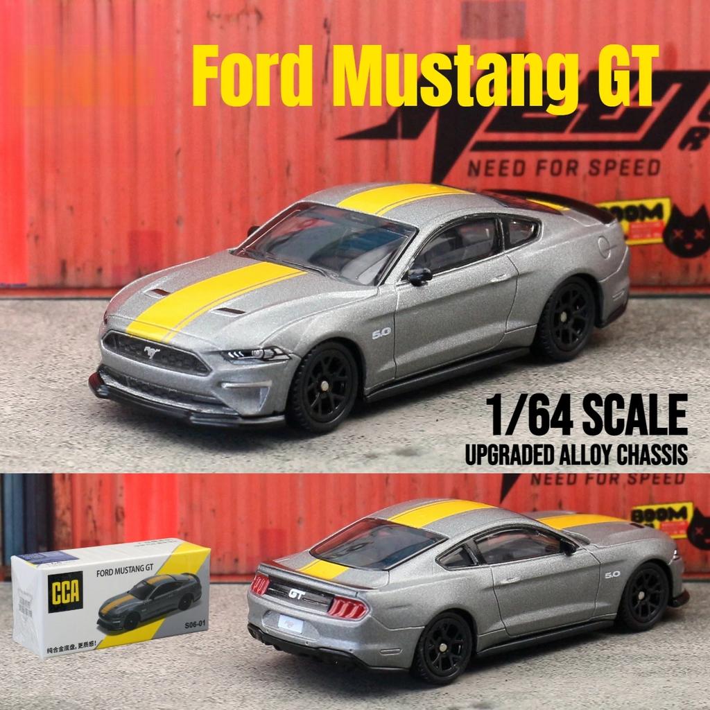 1/64 Skala Ford Mustang GT Leke Bil Modell CCA MSZ 1:64 Støpte Miniatyr Frie Hjul Samling Egnet for Hot Wheels Gave Barn