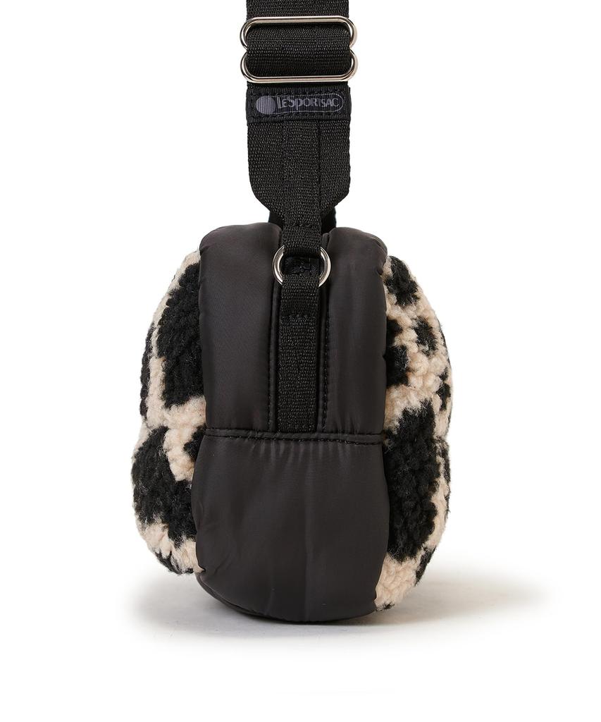 LeSportsac Official PUFFY CUBE Cow Sherpa Shoulder Bag CROSSBODY/3976 Women's