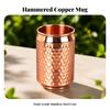 Copper Plated Cup Hammered Mug Seamless for Party Parties, Everyday Dining