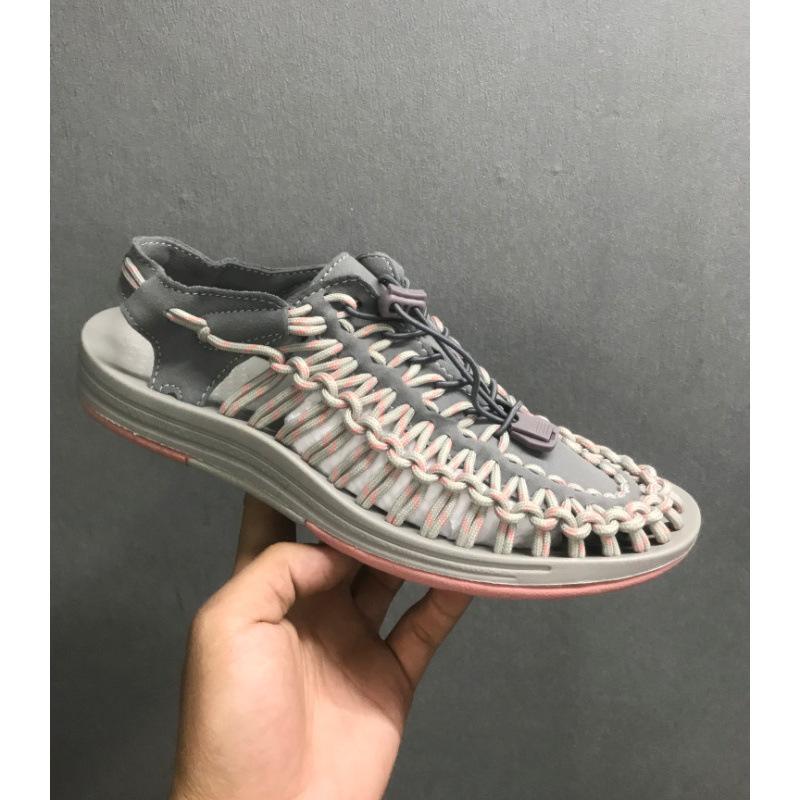 Summer new woven sandals men's shoes trend large size outdoor beach shoes multi-couple shoes foreign trade wish