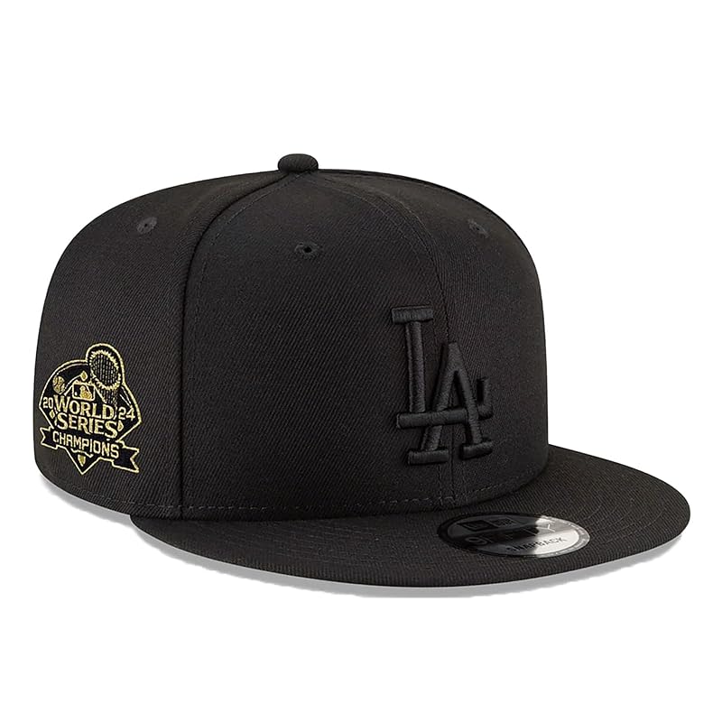 

[New Era] dodgers cap 9FIFTY LA US limited MLB DODGERS LAD WORLD SERIES CHAMPIONS model black black 950 (JP, alphabet, Free Size, 14674374(Black x