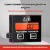 Digital Speedometer Chainsaw Tachometer Waterproof Inductive Hour Meter for Mower Tractor Replaceable Battery Tachometer