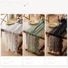 Lace Table Runner Solid Color Tableware Mat Rustic Table Cloth  Wedding Party