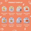 BEEMAI Flocking Greedy Hamster Series 1PC Random Design Cute Figures Collectible Toys Birthday Gifts