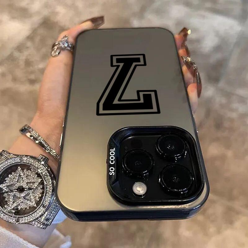Phone Case For iPhone 16 15 14 Pro Max 11 12 13 Pro 7 8 Plus SE  X XS Lucky Numbers Football Electroplate Shockproof Cover