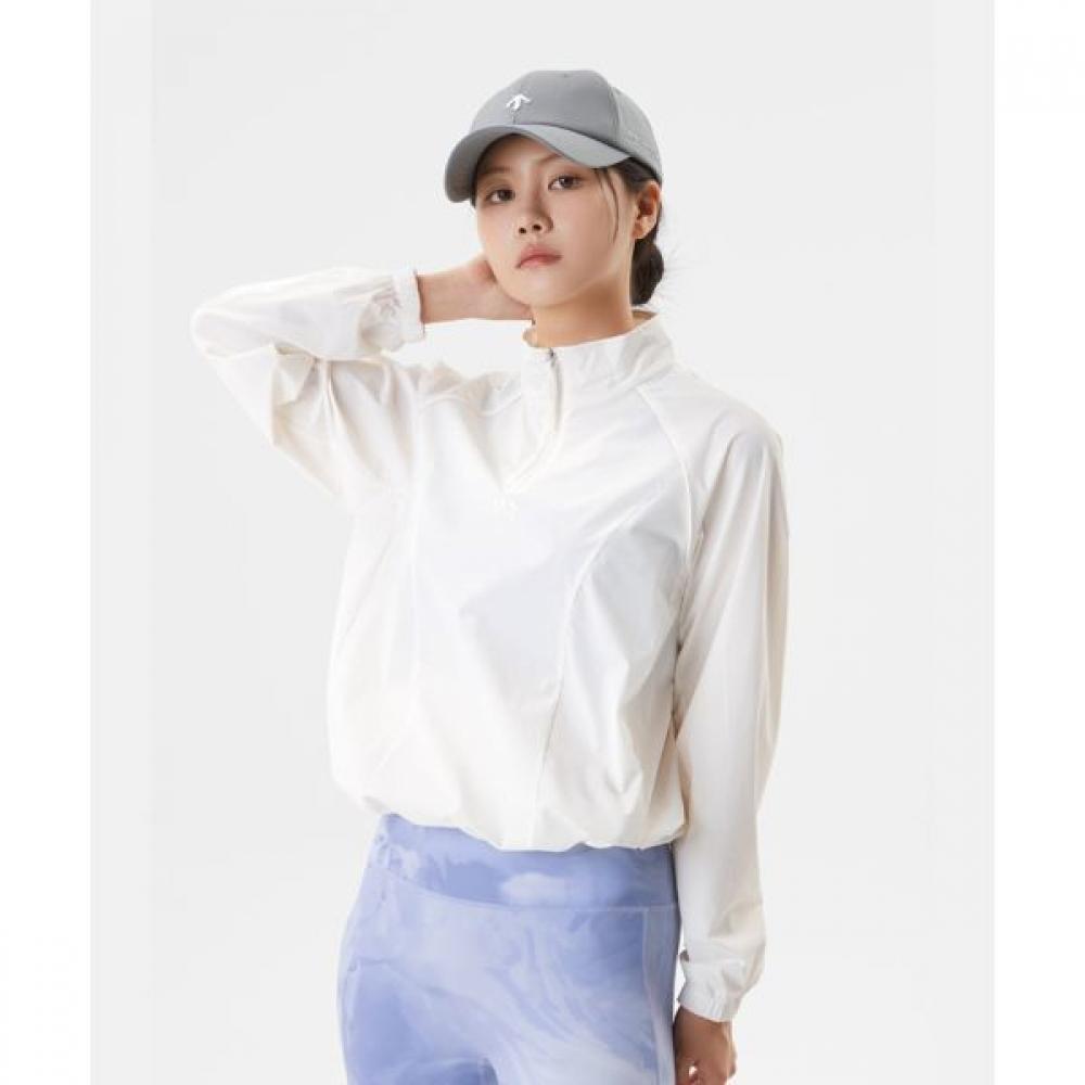 

DeScente Женская S Шифоновая Тканая Анорак Цвет Слоновой Кости IVY0IVORY/85