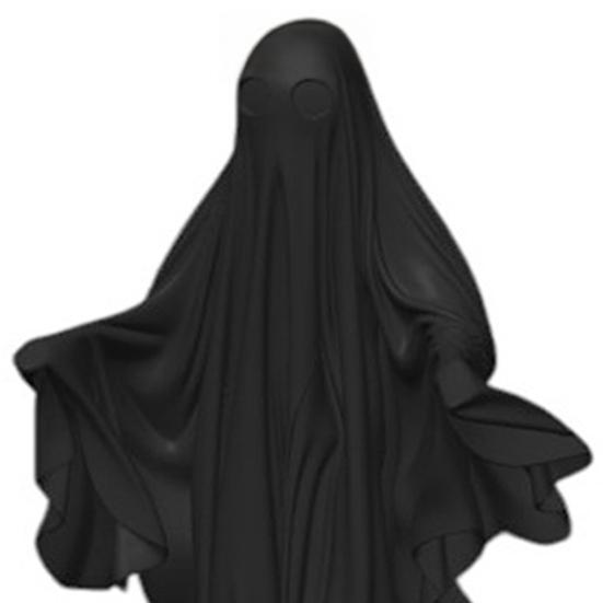 Halloween Ghost Figurine Gothic Ghost Statue Creepy Resin Robe Ghost Tabletop Ornament for Home Shelf Table Indoor Outdoor Decor