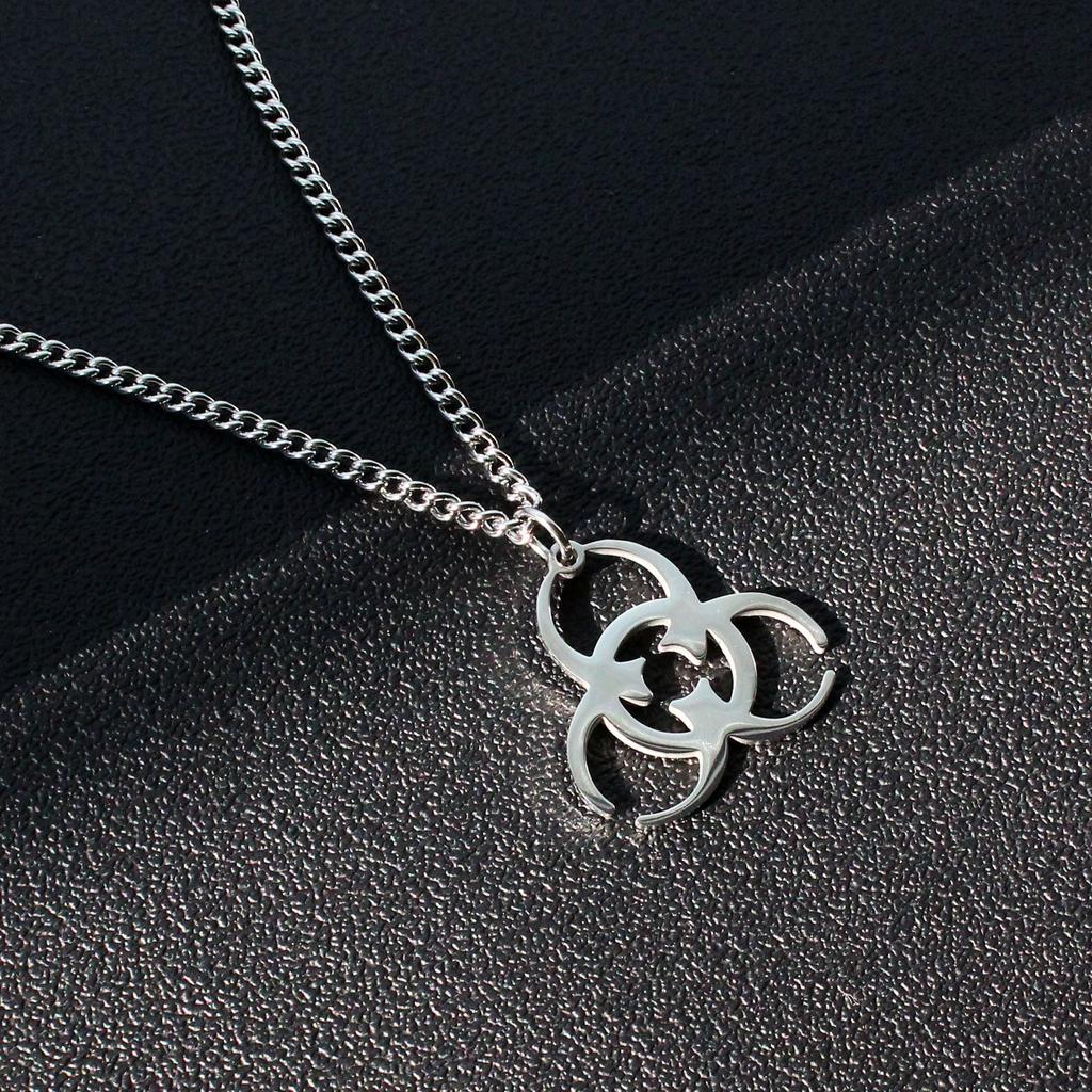 Resident Evil Totem Pendant Necklace Men and Women Trendy INS Street Punk Hip Hop Necklace