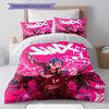 Jinx Pattern Bedding,Quilt Set Quilt Cover Pillowcase Home Birthday Gift (1 * Duvet Cover + 2 * Pillowcase, Without Core)