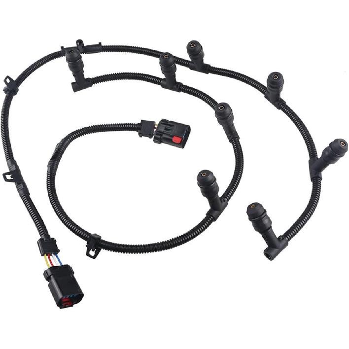 Compatible with Powerstroke 6.0 Glow Plug Harness Ford F250 F350 F450 Super Duty 2004 2005 2006 2007 2008 2009 2010, Glow Plug Harness Kit, Includes