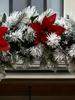 Garland coniferous 180 cm plastic white