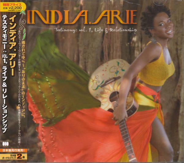 

CD INDIA.ARIE - Testimony: Vol. 1, Life & Relations UICT1031 MOTOWN 2006 Japan Rap & Hip-Hop/R&B Used