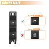 X Autohaux Front Right Car Power Window Switch for BMW 323i 325i 328i 330i No.61316902179