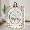 Super Warm Blanket Child Decorative Border Painting Art Birds Bedding Throws Flannel Bedspread For Couch Bed Sofa Bed Cover