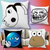 New Funny TrollFace  Pillow cover gift High definition digital printingSurprise vivid pattern Household
