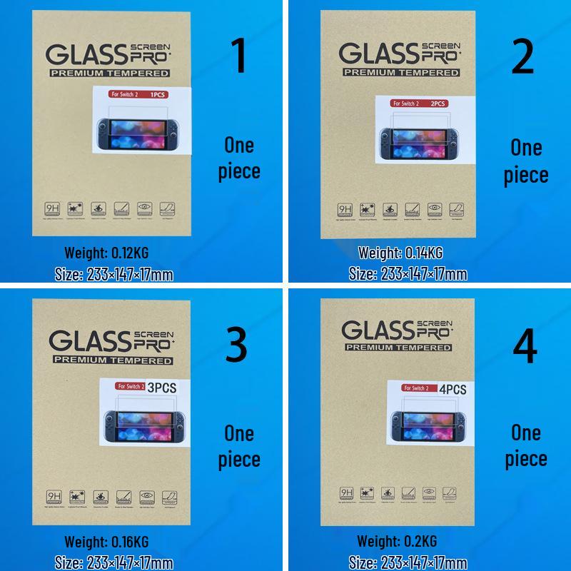 Nintendo Switch 2 Kavisli Kenar HD Temperli Ekran Koruyucu