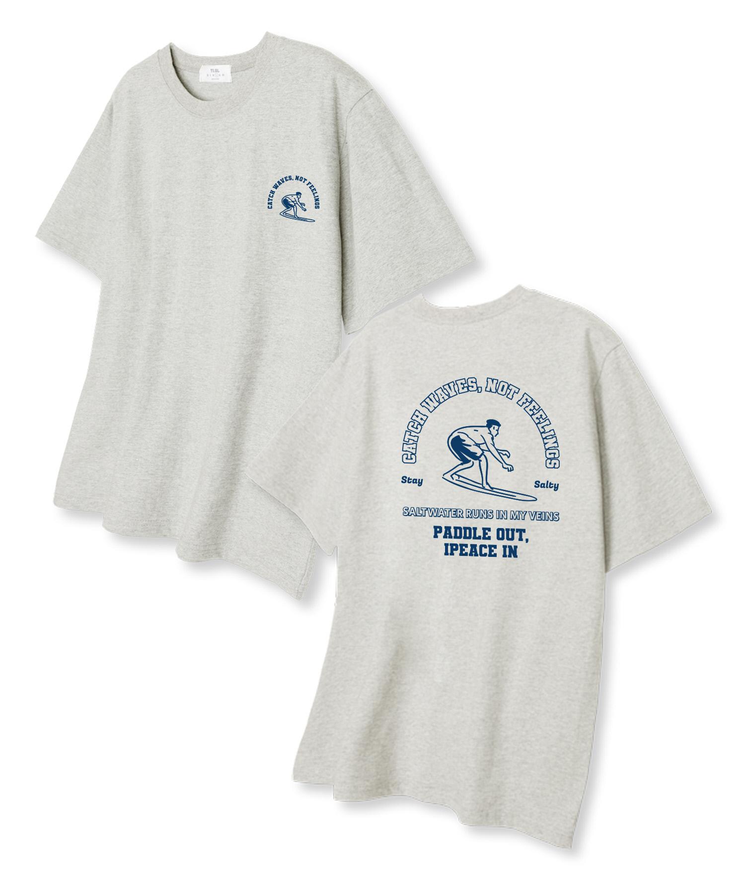Tee Glake Not Feeling Oversized Short Sleeve T-Shirt Oatmeal L