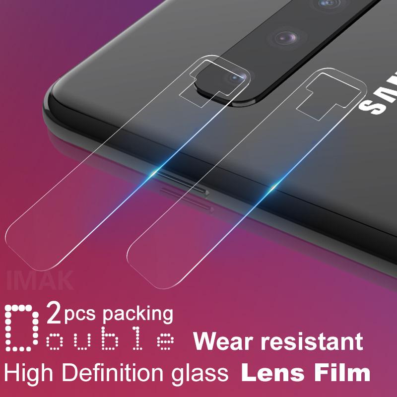 

IMAK 2Pcs/Pack High Definition Clear Glass Camera Lens Protector for Samsung Galaxy S10 Plus Type A