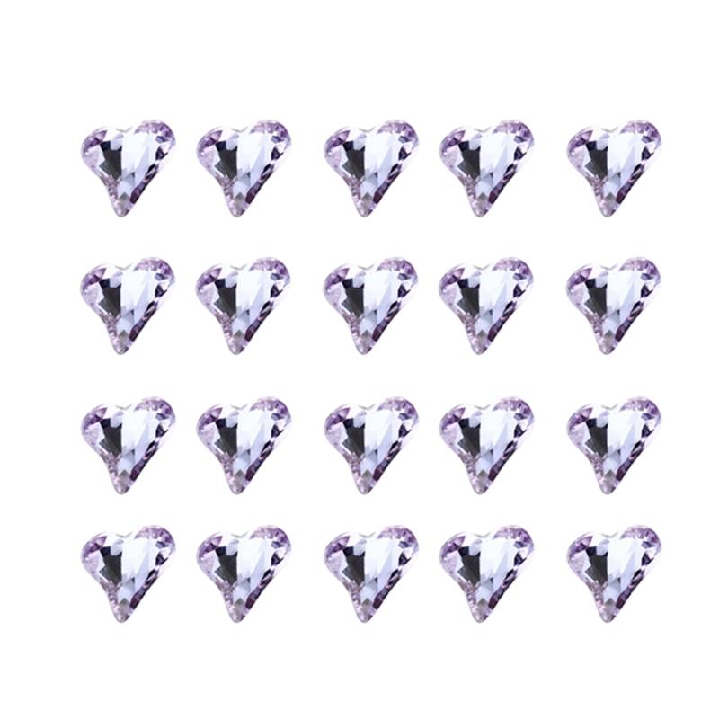 20Pcs Luxury 3D Nail Art Crafts Rhinestones Charms DIY Nail Designs Crystal Gems Dangle Manicure Nail Jewelry Diamonds