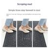 Polyester Rubber Door Mat Concave-convex Texture Strong Scraping Sand Thick Anti-skid Wear-resistant Entry Door Mat Welcome Mat