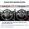 For Mini Cooper F54 F55 F56 F57 F60 R55 R56 R57 R58 R59 R60 R61 R50 R52 R53 Car Steering Wheel Suede Leather Cover Accessories
