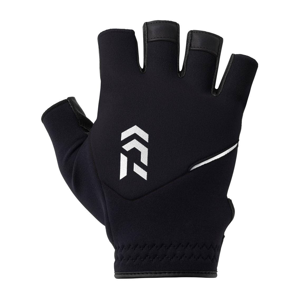 

Daiwa Cold Weather Light Grip Size M (DAIWA) Gloves, 5-Piece Cut, DG-6325W, Black,