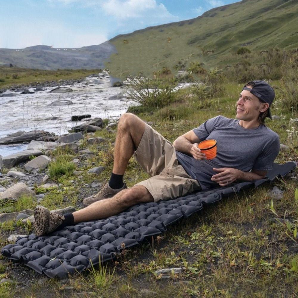 Thickened Pad Camping Air Mattress Tear-Resistant Self-Inflating Sleeping Mat  Outdoor Camping