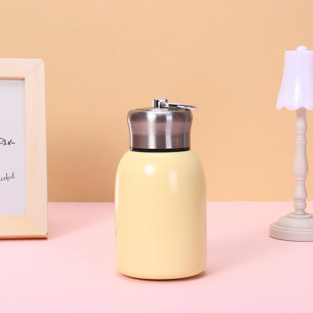 New Peacock Little Fatty Ding Thermos Cup Vacuum Accompanying Gift Cup Outdoor Portable Belt Pocket Cup