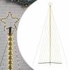 VidaXL Sapin de Noël à LED 789 LED blanc chaud 476 cm, lumière de Noël, lumière de Noël LED, lumière de Noël extérieure, 4016444