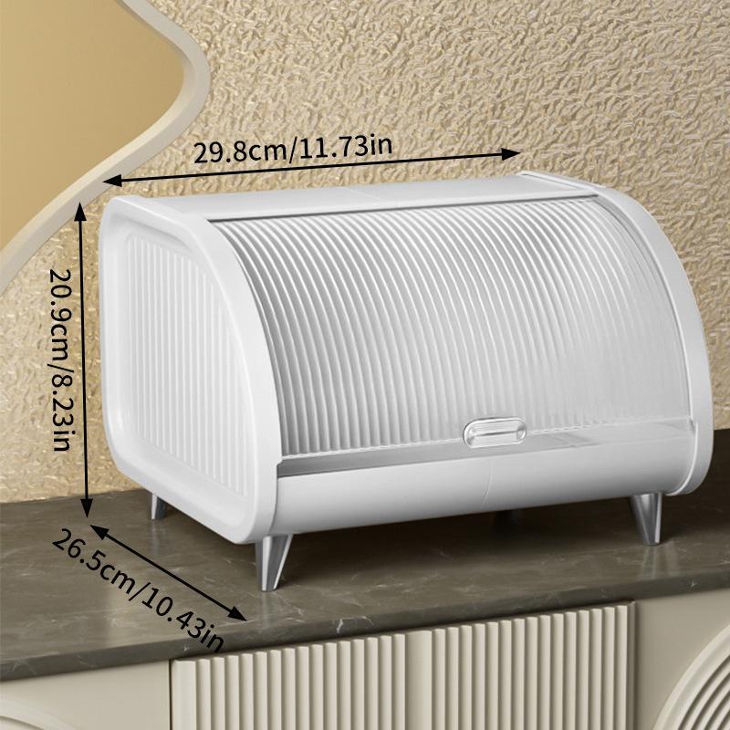 

Прозрачный настольный органайзер премиум-класса с крышкой для средств по уходу за кожей и косметики белый