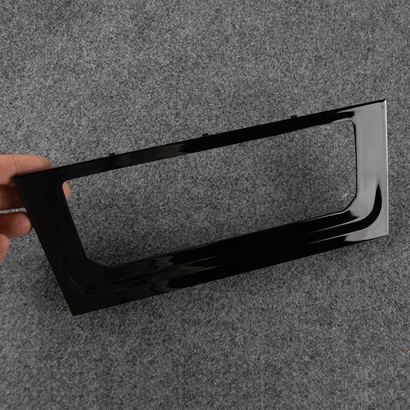 For VW Golf 7 7.5 MK7 LCD Touch Air Conditioning Decorative Frame Piano Black Air Conditioning Panel Fram